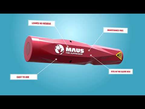 Brandsläckare Maus Xtin Klein i ett litet format