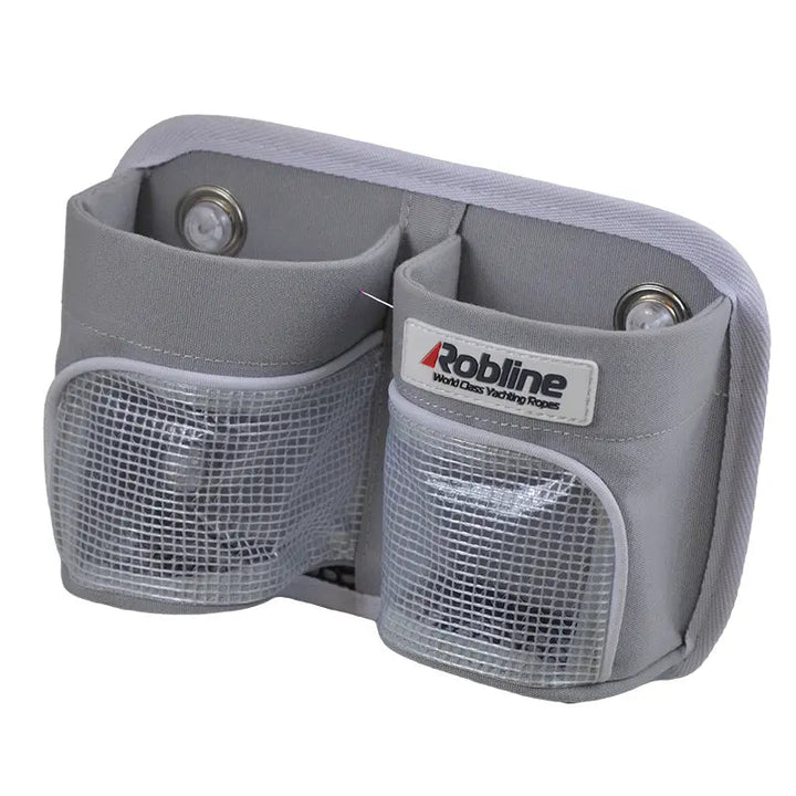 Robline Burkhållare Dubbel - Grå