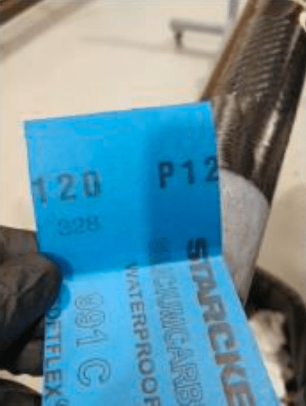 Rostfri plåt för Kolfiber undermast (Shim)