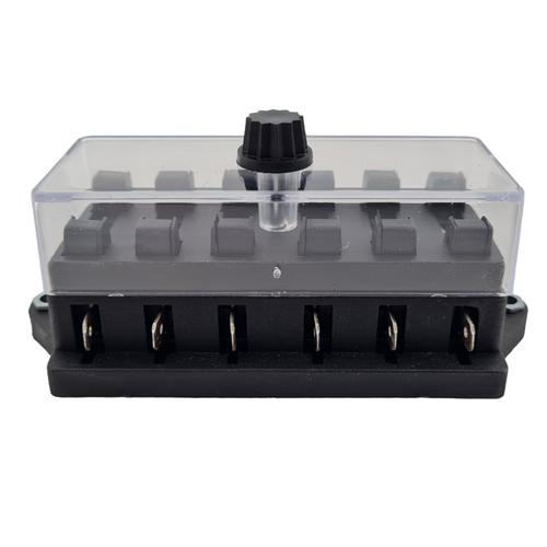 SÄKRINGSDOSA 6 - POLIG FLATSTIFT