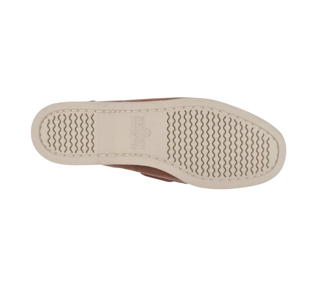 Sebago Docksides Portland Nubuck Dark Brown Herr