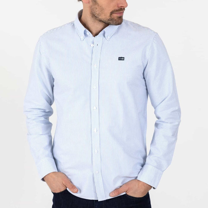 Sebago Oxford Stripe Shirt Herr