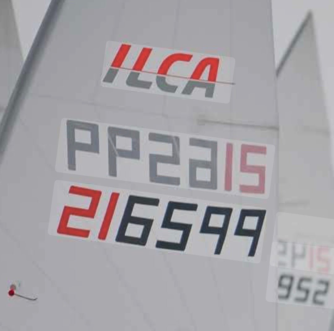 Segelsiffra/ bokstav Montering