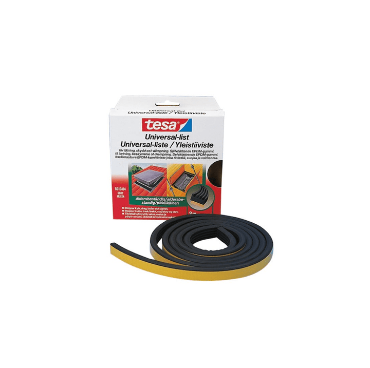 Självhäftande EPDM - gummilist 10x5 mm 5 m