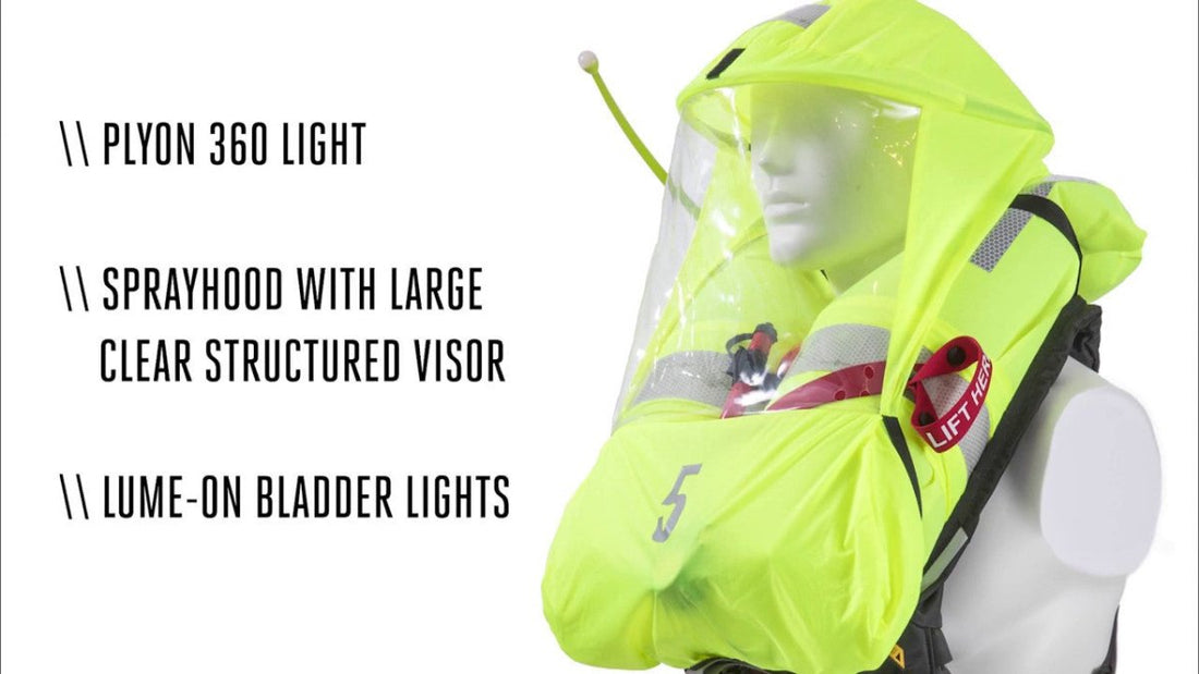 Spinlock Deckvest 6D 170N Pacific Blue w HRS