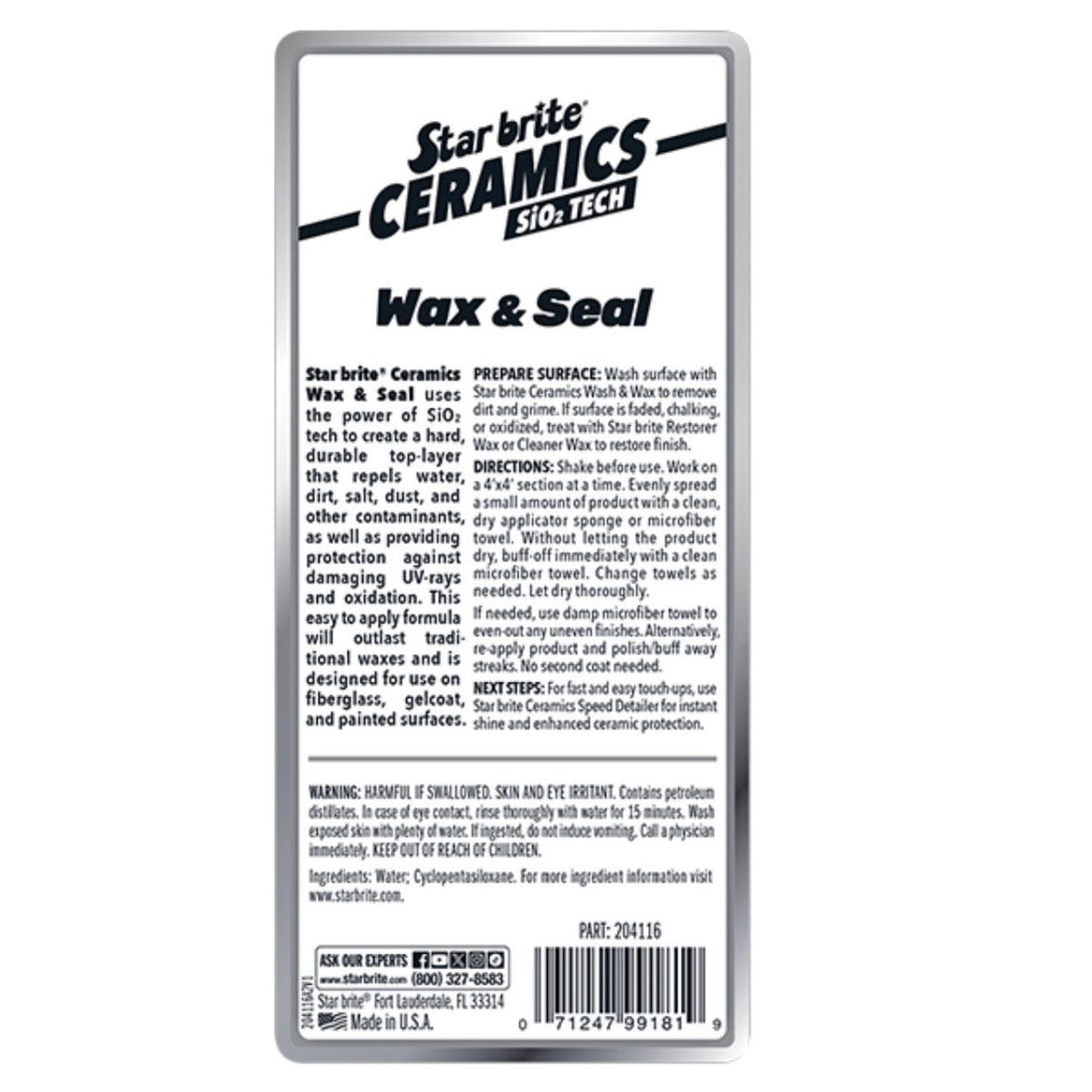 Starbrite Ceramic Wax & Seal