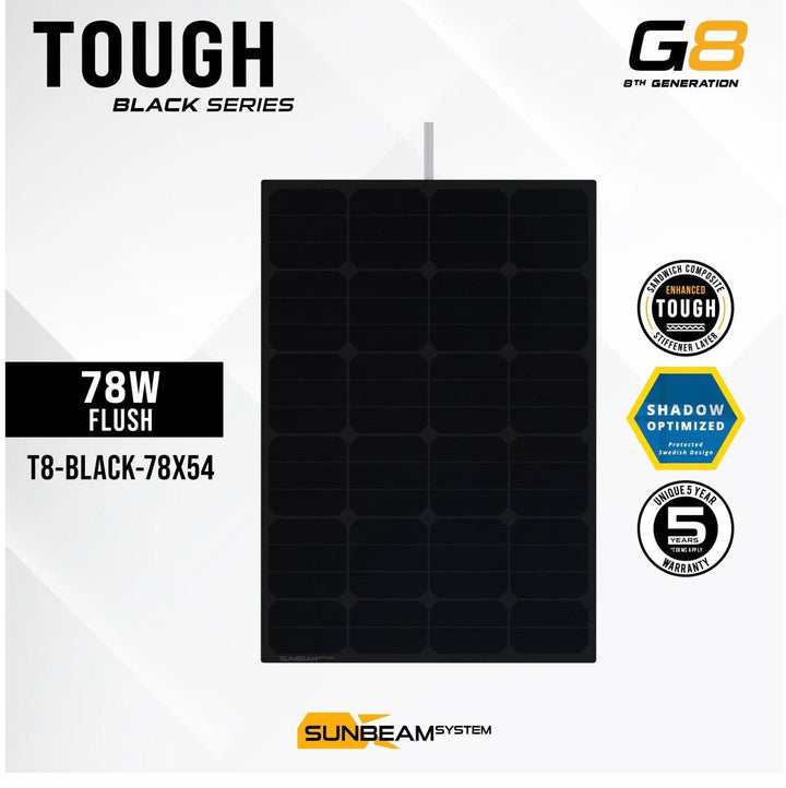 SUNBEAM solpanel Tough G8 black 78W