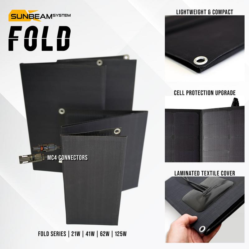 SUNBEAM Tough Fold 62W solpanel