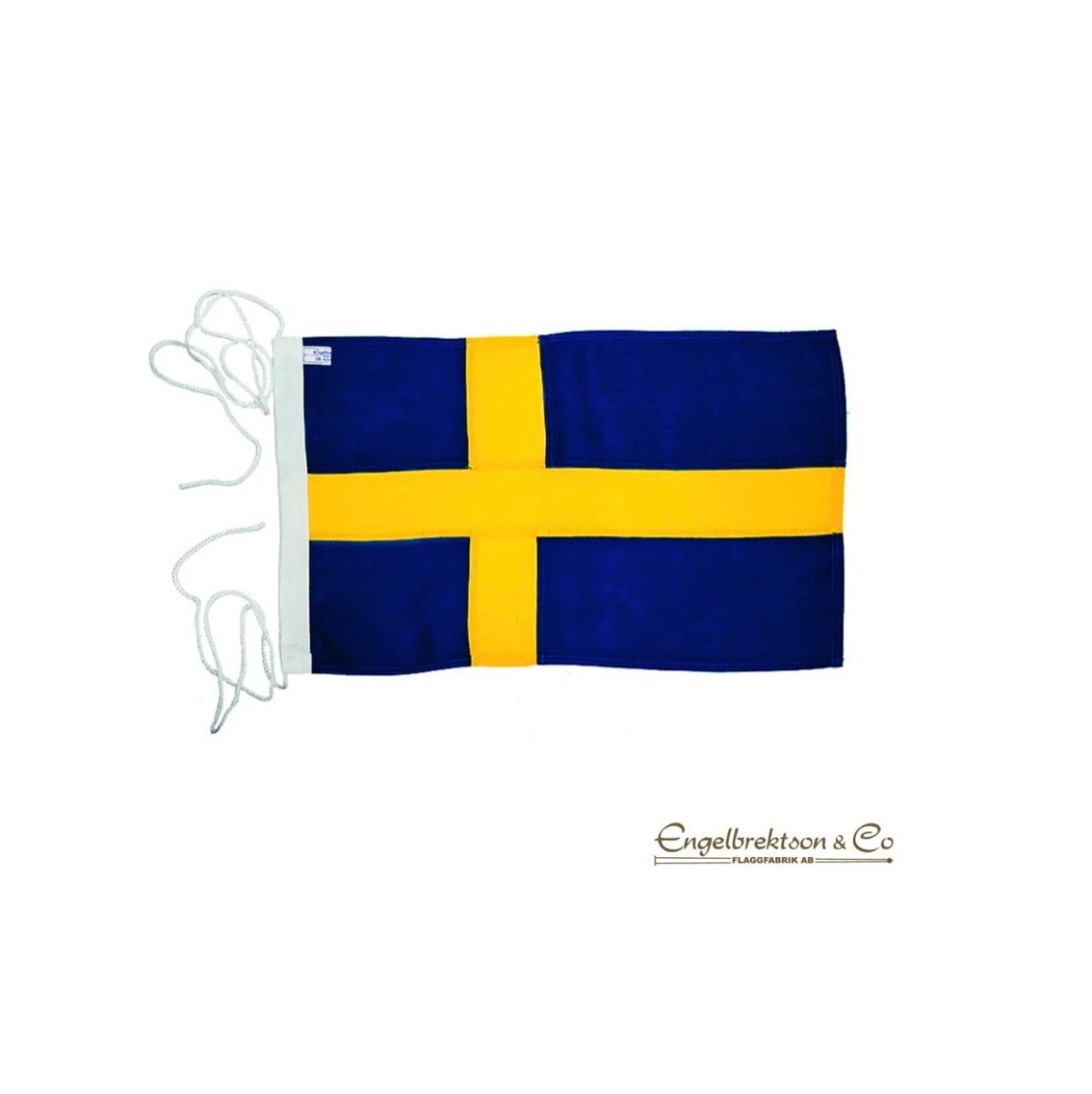 Svensk Båtflagga Premium Mörkare Blå