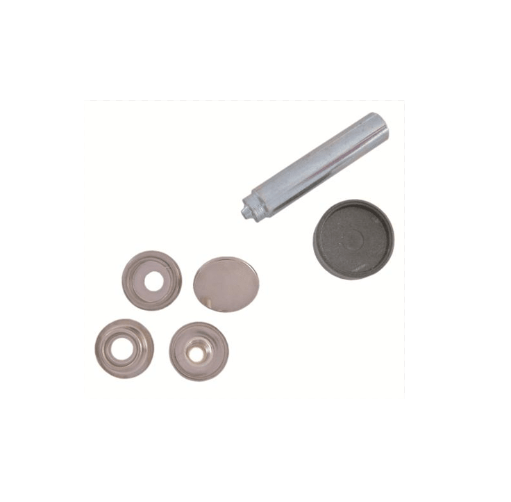 TRYCKKNAPP 10ST+VERKTYG