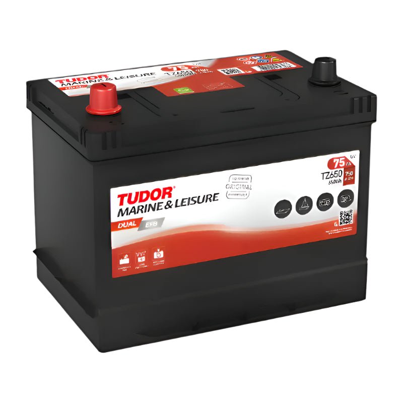Tudor Dual EFB 75ah, 650Wh, 750CCA (Endast i Butik)