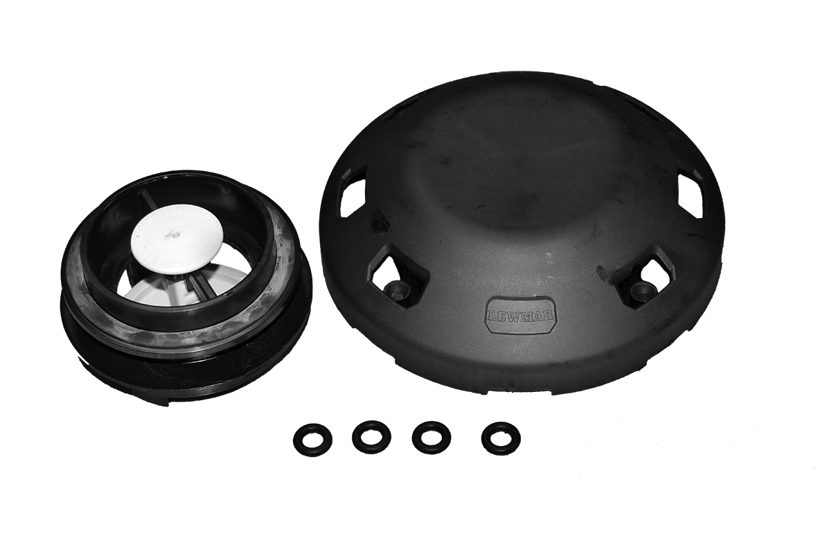 Ventilator, svart komposit