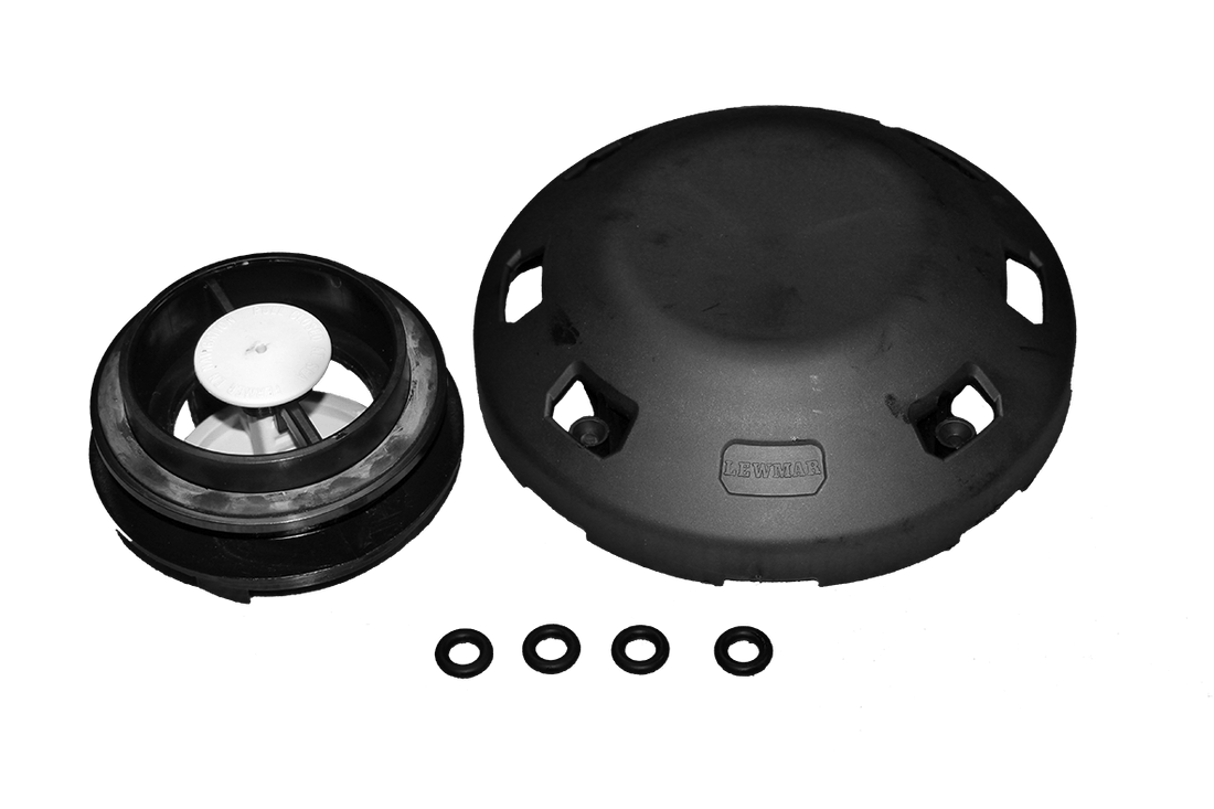 Ventilator, svart komposit