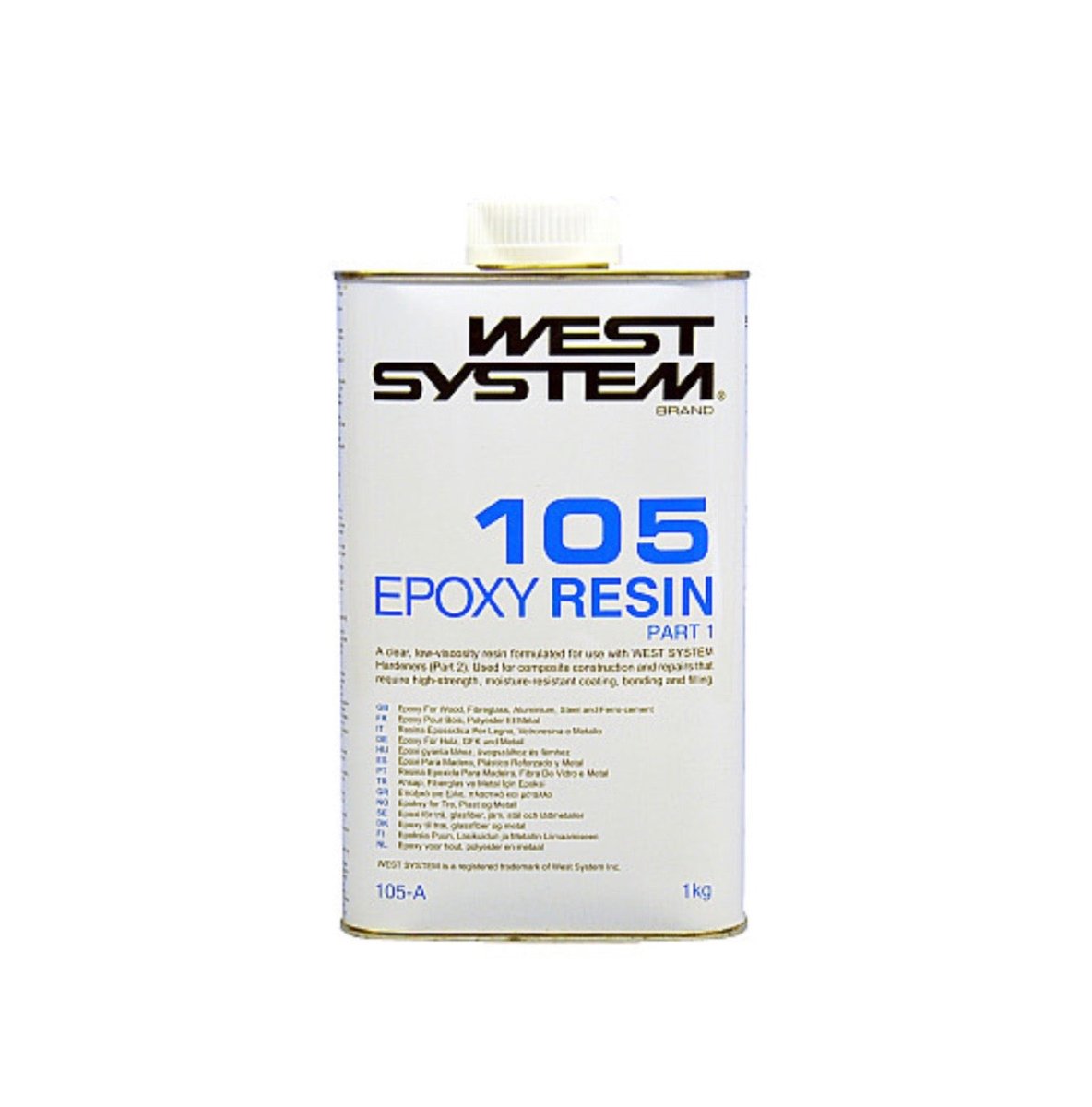 West System 105 Epoxy bas, 1kg – Jollesport
