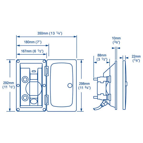 Whale dusch v+k elegance utan lucka