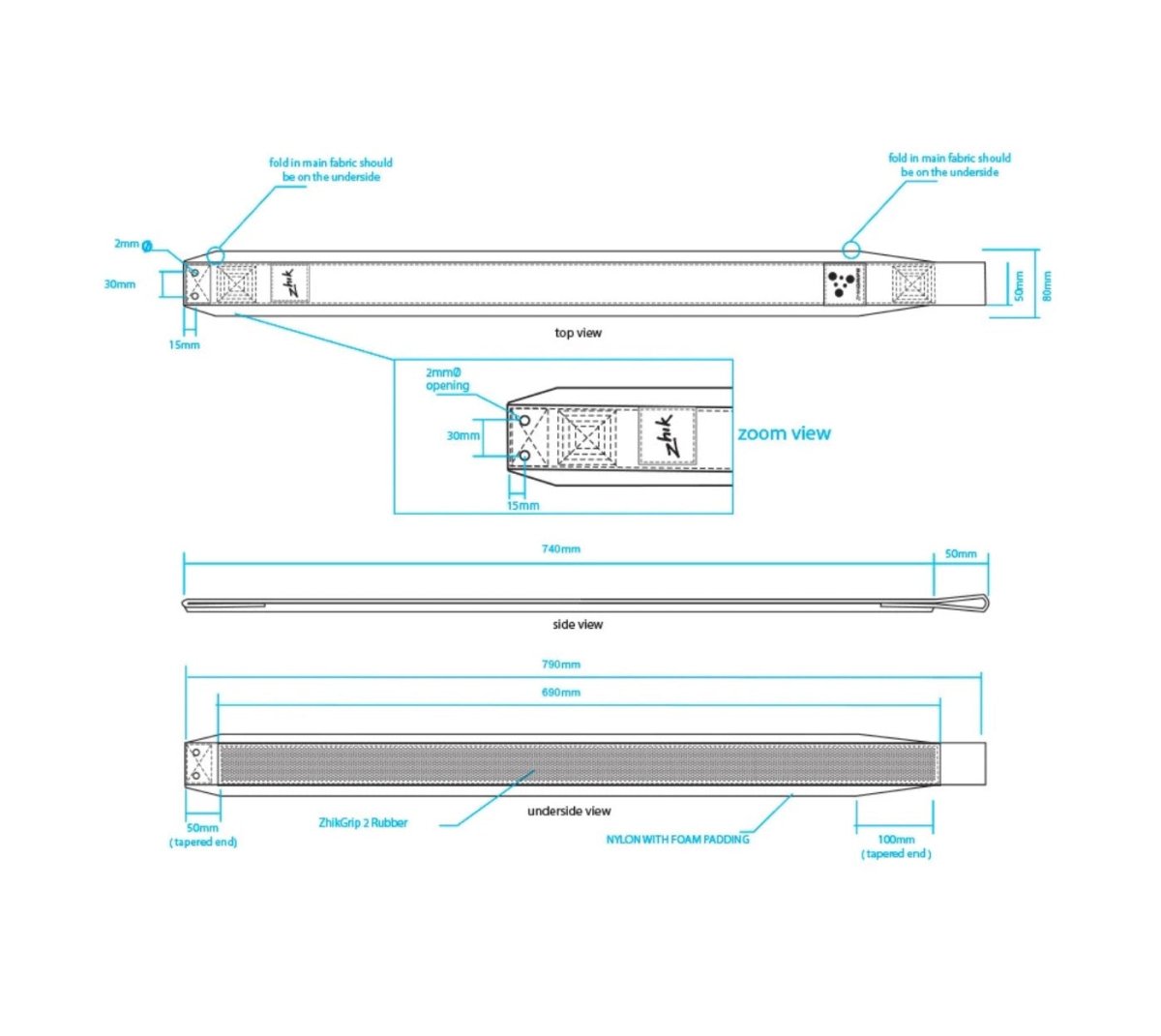 Zhik Hängband Grip II Laser / ILCA Strap